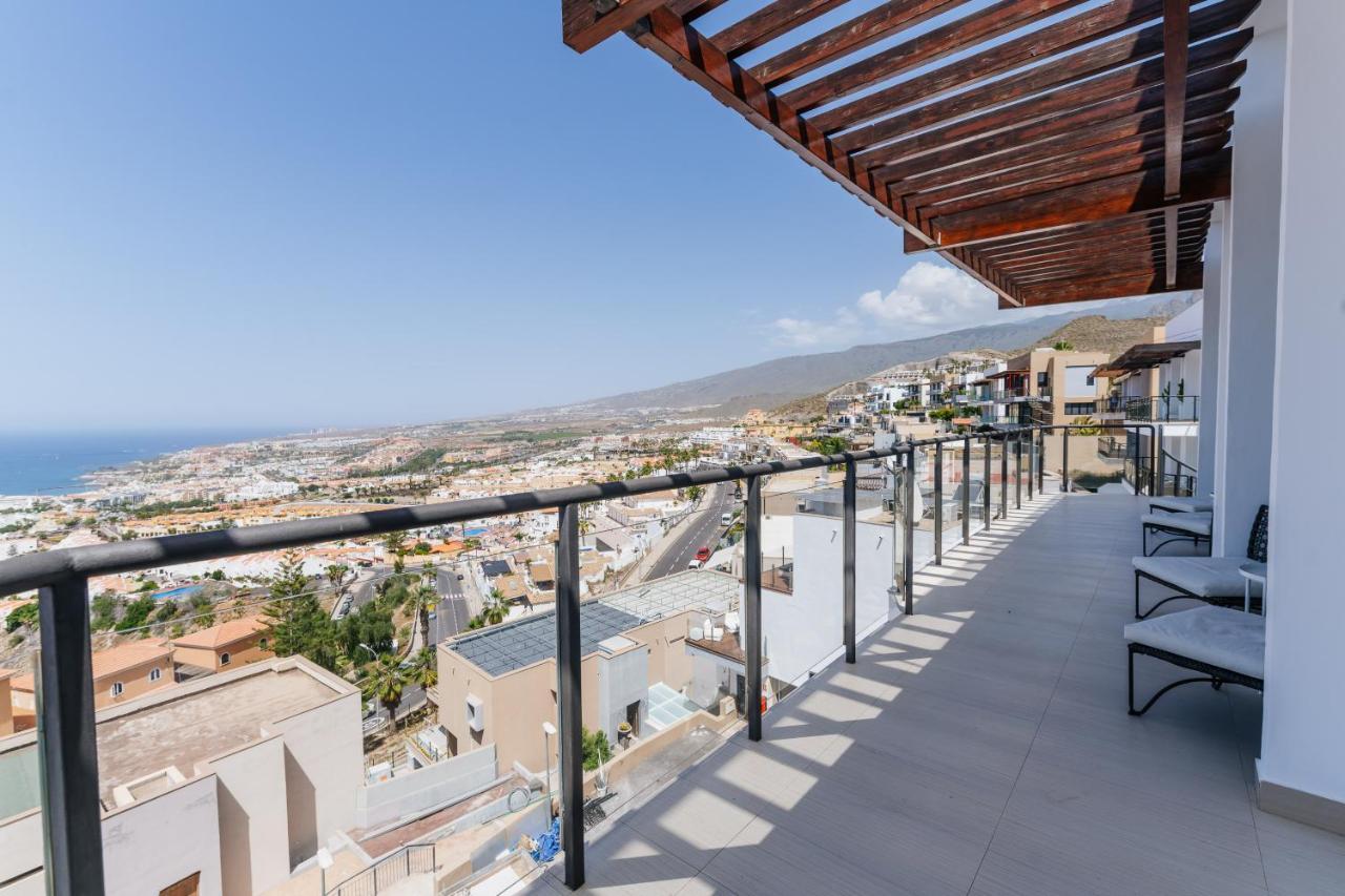 Sunset White Villa - Ocean View, Jakuzzi, Heated Pool, Air-Conditioning, Grill Playa de las Américas Exterior foto